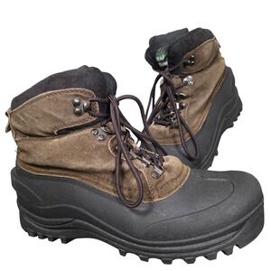 Itasca Ice Breaker Insulated Winter Boots Mens Size 10 Brown GOOD Heavy Duty
